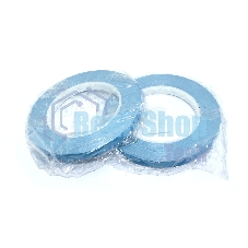 Термоскотч двусторонний 10 мм, 50 м 2 шт синий