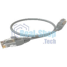 Патч-корд Sysmatrix PC 4545.5EU26.03LSZHGY U/UTP RJ-45 вил.-вилка RJ-45 cat.5e 0.3м серый LSZH