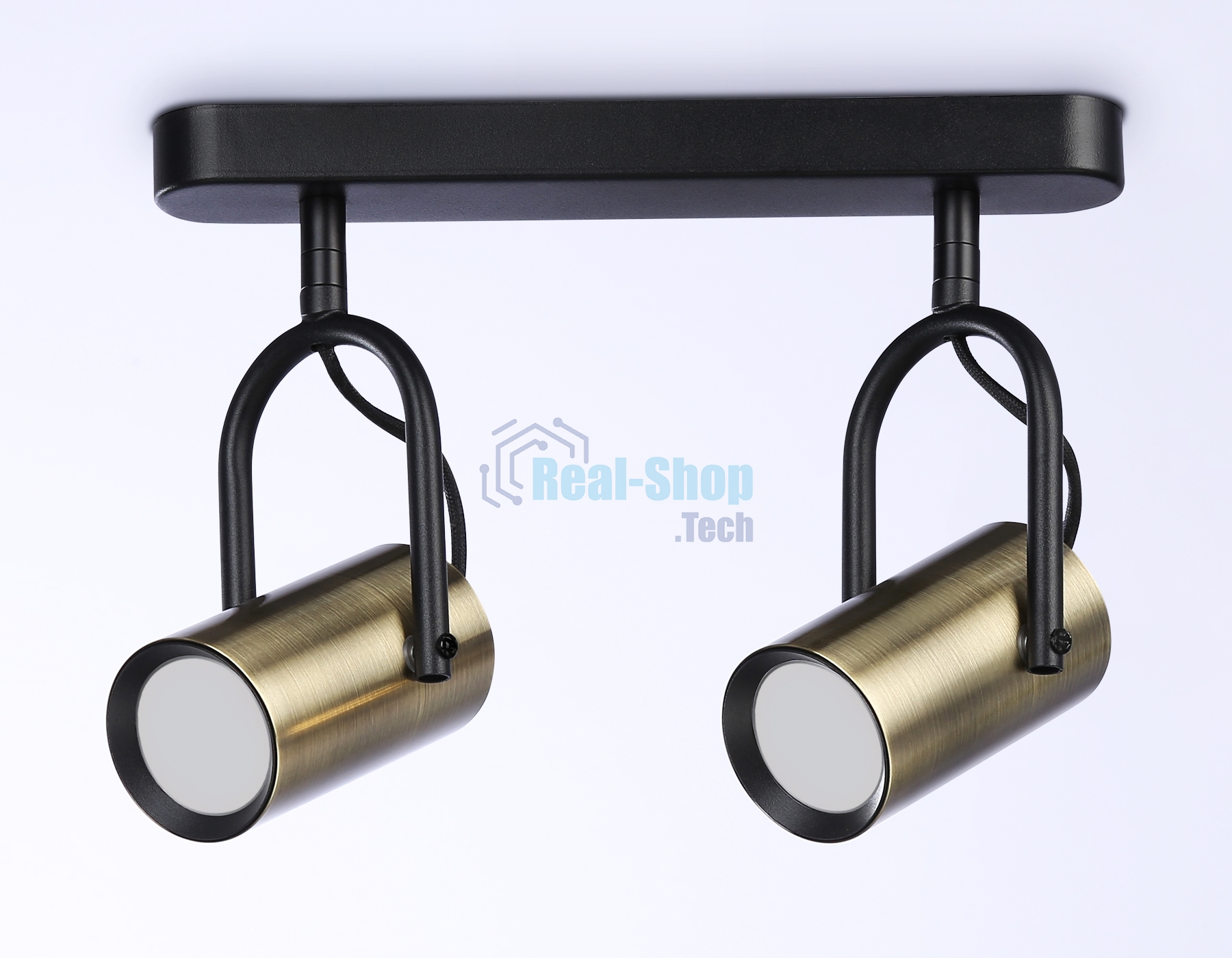 Светильник Ambrella light TA13194/2 BK/SB черный/бронза GU10/2 max 12W 260*100*195