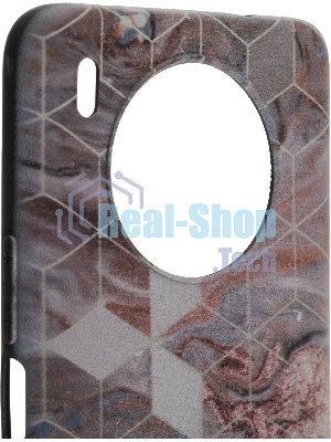 Чехол (клип-кейс) Gresso Meridian, для Honor 50 Lite, золотистый/синий gr17aaae8878