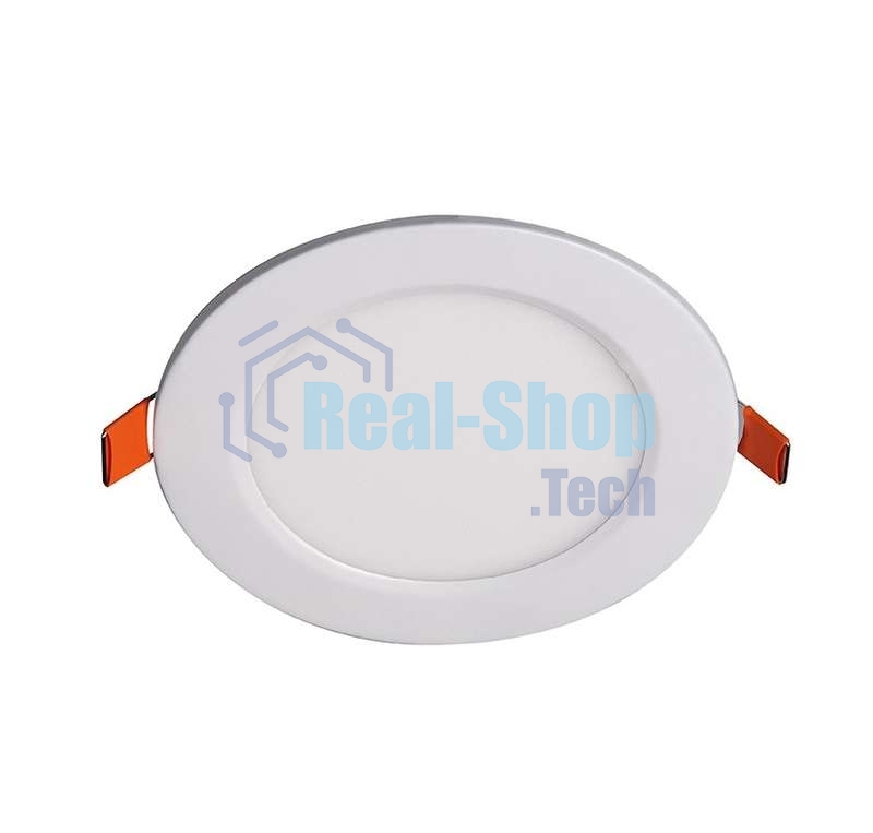 Светильник светодиодный ультратонкий встраив. PPL-R 6Вт 6500К IP40 WH d120мм круглый Jazzway 5008489A