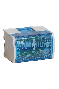 Шины на DIN-рейку в корпусе Iek YND10-2-07-100 (кросс-модуль) ШНК 2х7 L+PEN ИЭК