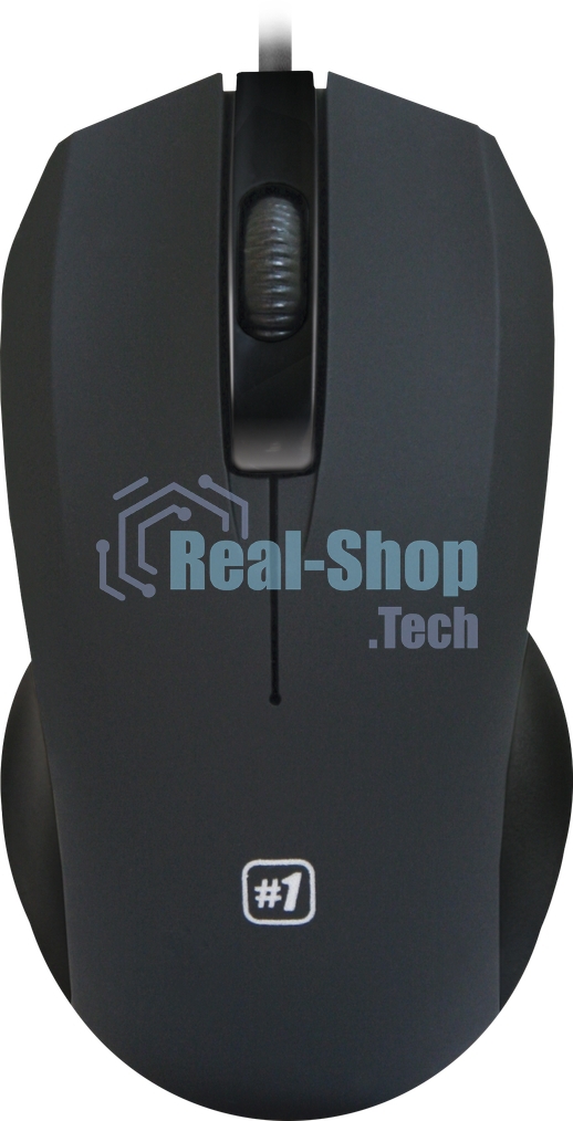 Мышь проводная Defender MM-310 черный, 1000 dpi, USB, кнопки - 3