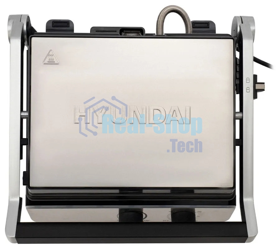 Гриль электрический Hyundai HYG-5047 2200Вт черный/черный