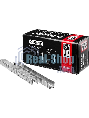 Скобы для степлера плоские Зубр 10 мм тип 53F, 5000 шт