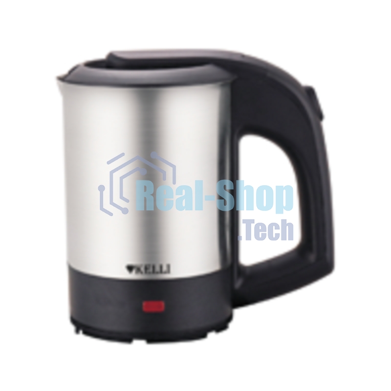 Чайник электрический Kelli KL-1408 0,5л, нержавейка, 1000 Вт