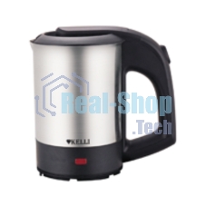 Чайник электрический Kelli KL-1408 0,5л, нержавейка, 1000 Вт
