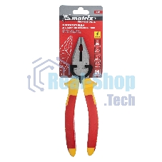 Плоскогубцы комбинированные Matrix, Insulated, 200мм, двухкомпонентные рукоятки