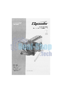 Тиски Sparta слесарные 200мм поворотные с наковальней