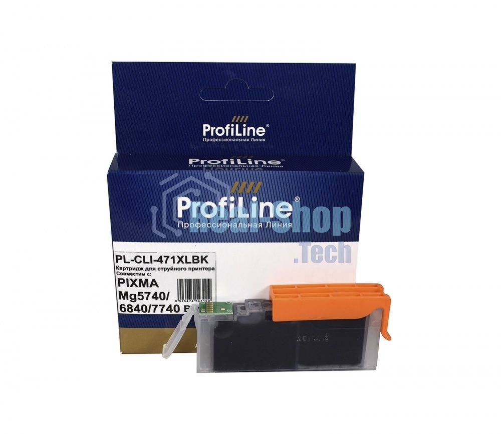 Картридж струйный ProfiLine PL-CLI-471 XLBK для принтеров Canon PIXMA MG5740/MG6840/MG7740/TS5040/TS6040/TS8040/TS9040 с чернилами Black