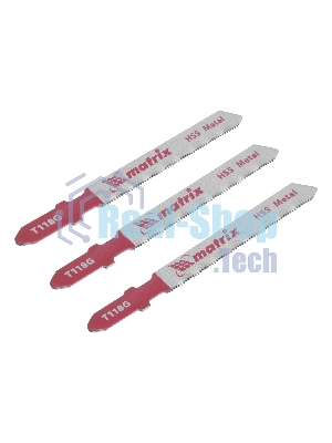 Полотна для электролобзика Matrix по металлу, 3 шт. T118G, 50 х 0,8мм, HSS