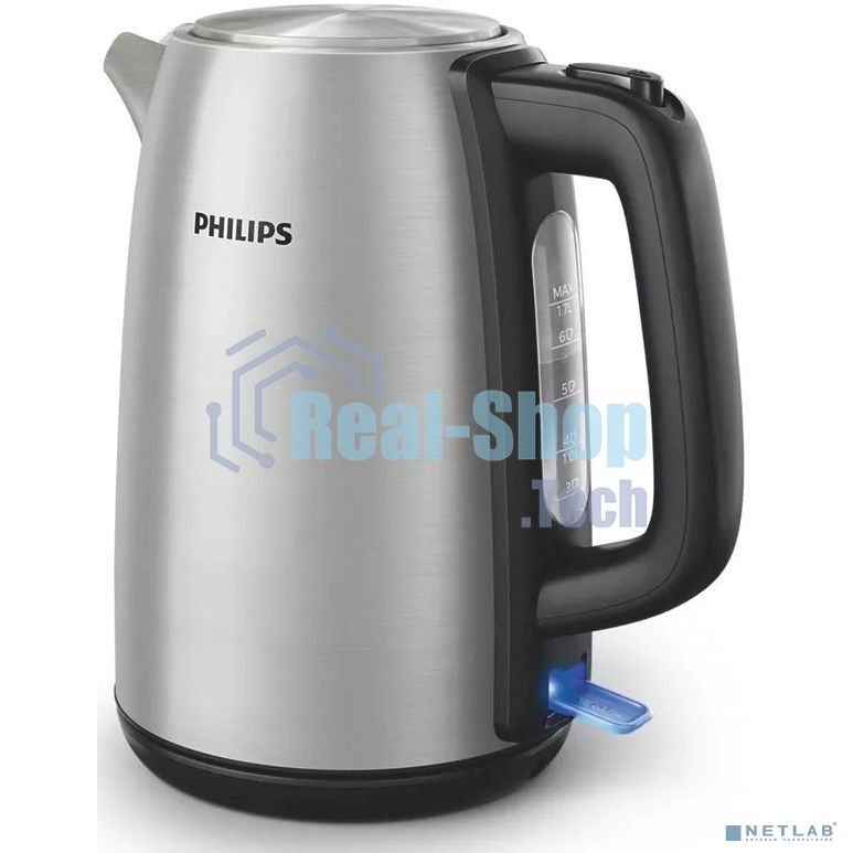 Чайник Philips HD9351/90, 1,7 л, 2200 Вт, световой индикатор, функция автовыключения, индикатор уровня воды