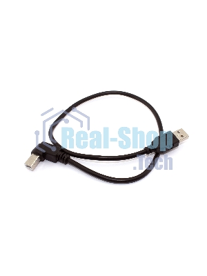 Кабель USB 2.0 на USB-B угол влево 0,5 м