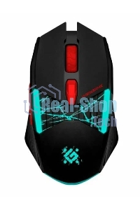 Мышь беспроводная Defender Horrodine GM-237 черный, 3200 dpi, радиоканал, USB, кнопки - 6