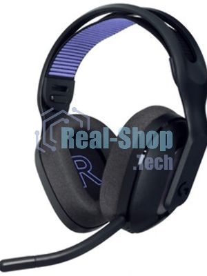 Гарнитура Logitech G522 Lightspeed чёрный, беспроводная + проводная, Bluetooth 5.3/USB, радиус 30 м, подсветка, съёмный микрофон