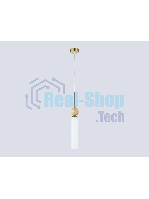 Светильник Ambrella light LH53256 BS/FR латунь/белый матовый E14 max 40W D80*470