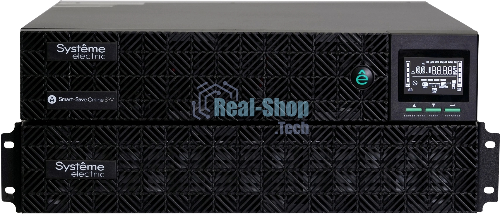 Источник бесперебойного питания Systeme Electric Smart-Save Online SRV SRVSE10KRTXLIG2 / 10000 ВA / 10000 Вт / 1 x IEC 320 С19, клеммная колодка