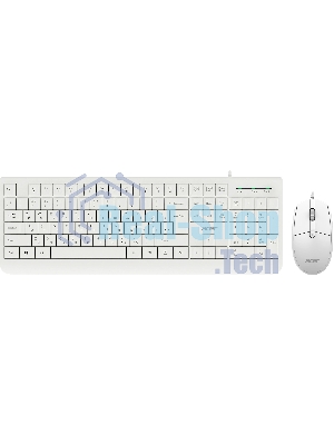 Комплект клавиатура+мышь Acer OCC400 проводной, USB, 2000 DPI, белый