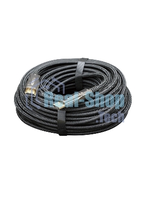 Активный оптический кабель Cablexpert HDMI, 50м, v2.0, 19M/19M, AOC Premium Series, позол.разъемы, экран, коробка