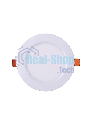 Светильник светодиодный ультратонкий встраив. PPL-R 6Вт 4000К IP40 WH d120мм круглый Jazzway 5008465A