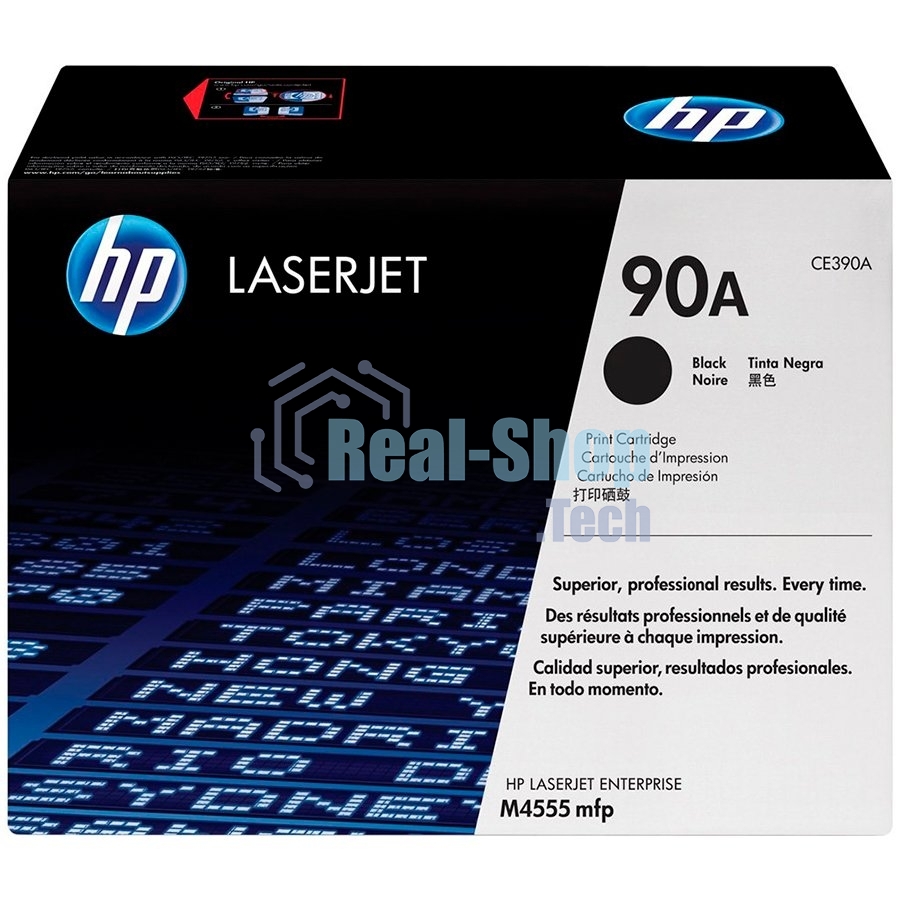 Картридж лазерный HP CE390A черный LJ M4555MFP/LJ 601n (10000 стр.)