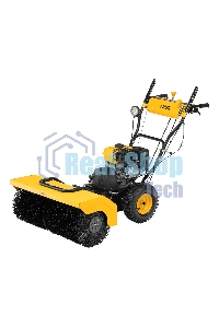 Гибридная снегоуборочная машина с функц. подметания Denzel SWB-800, 212 сс, руч. старт, 2 насадки