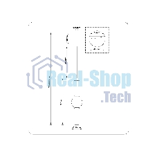 Подвесной светодиодный светильник Ambrella light LH11023 BK/SM черный/дымчатый 17W 3000K D120*520