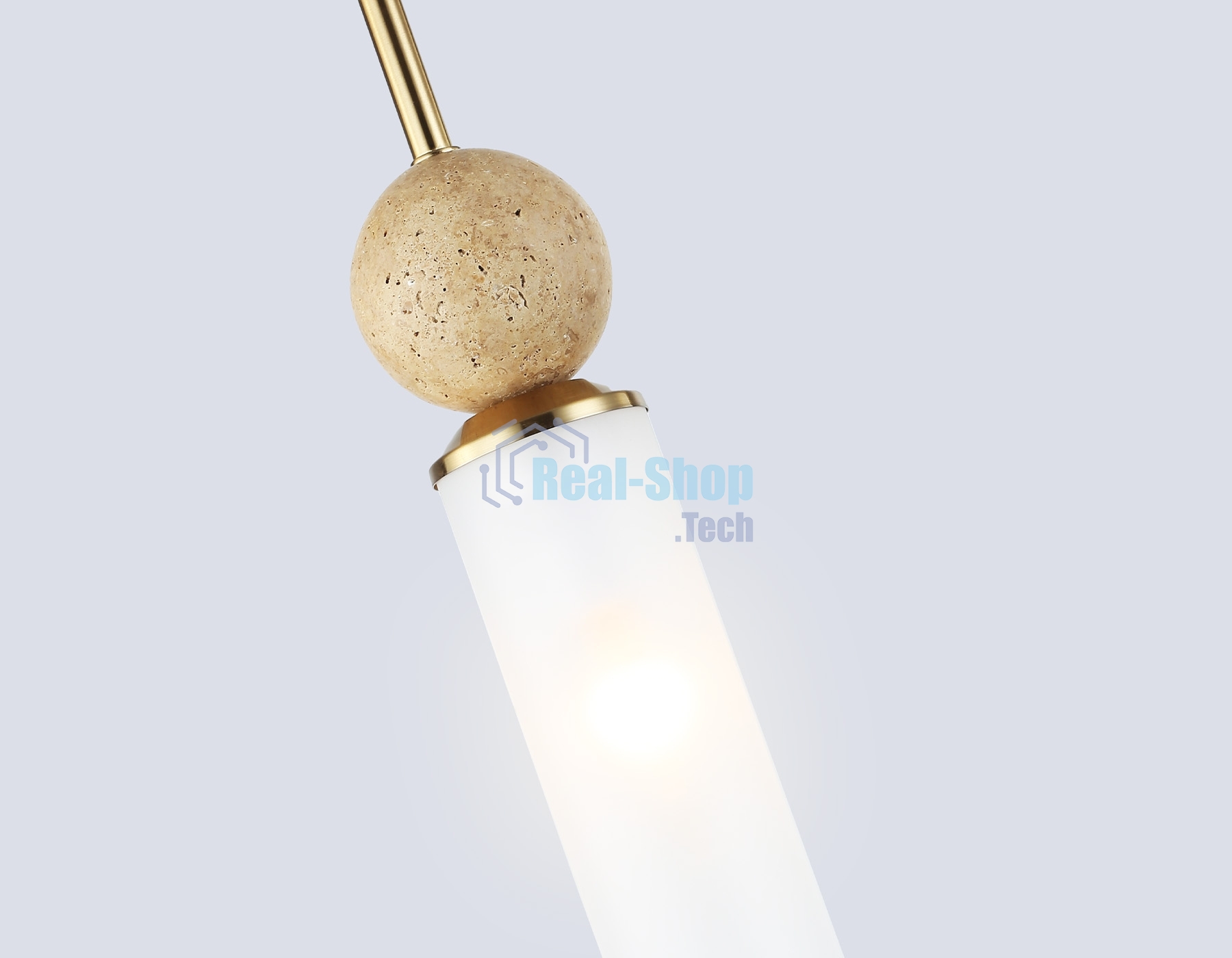 Светильник Ambrella light LH53256 BS/FR латунь/белый матовый E14 max 40W D80*470