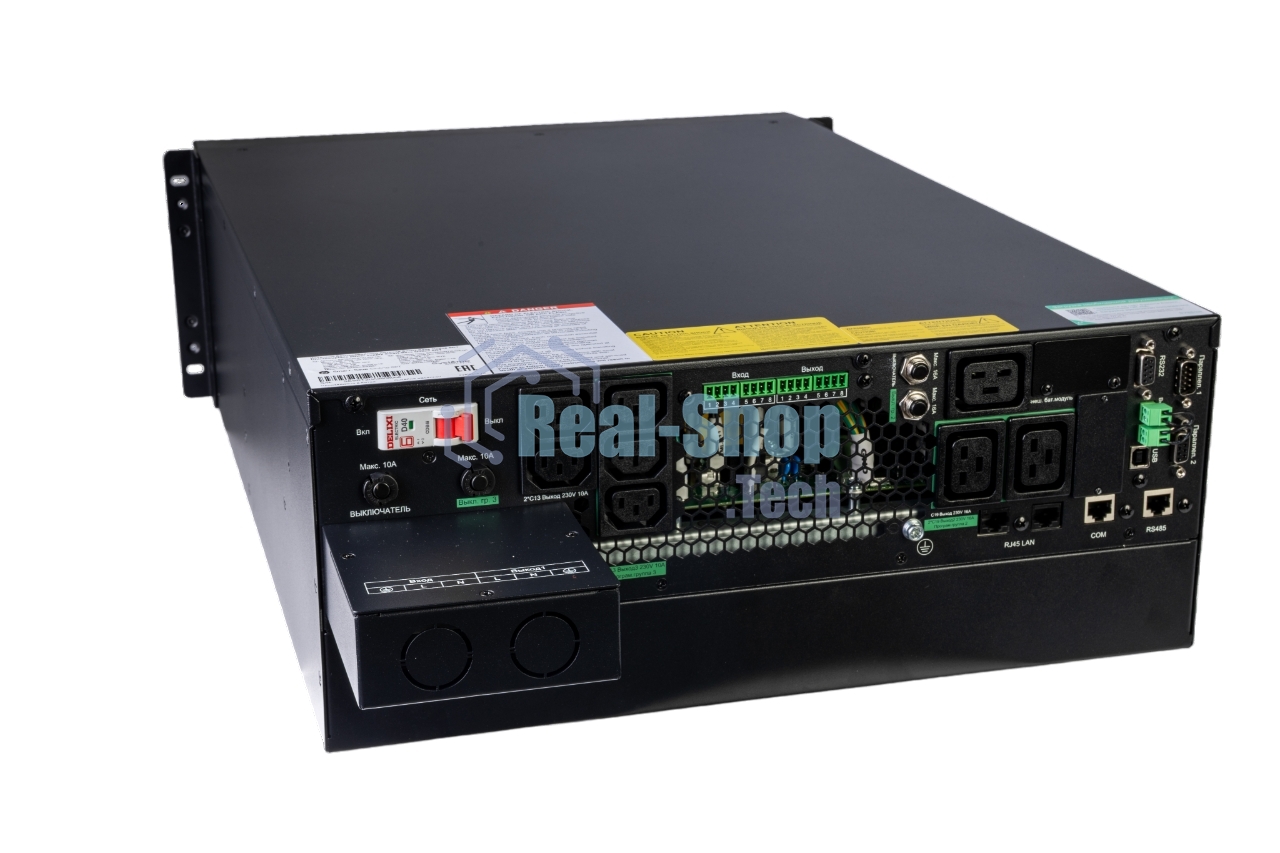 Источник бесперебойного питания Systeme Electric Smart-Save Online SRTSE 2 SRTSE6KRTXLIG2 / 6000 ВА / 6000 Вт / 5 x IEC 320 C13, 3 x IEC 320 С19