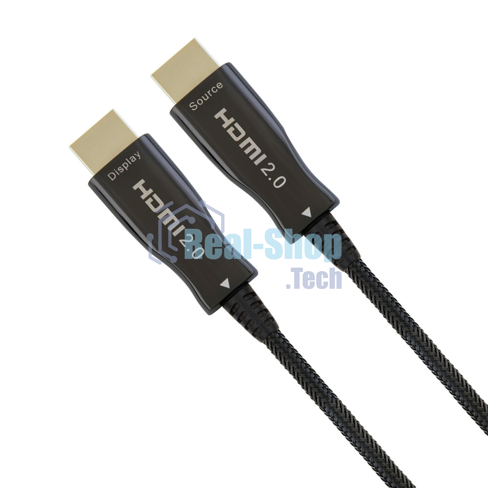 Активный оптический кабель Cablexpert HDMI, 50м, v2.0, 19M/19M, AOC Premium Series, позол.разъемы, экран, коробка