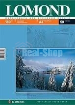 Фотобумага Lomond односторонняя матовая, 180г/м2, A6 (10X15)/600л. для струйной печати (технол.уп).