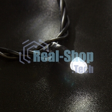 Гирлянда Neon-night Нить 10м, с эффектом мерцания, черный ПВХ, 24В, белый
