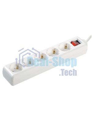 Удлинитель WYP10-16-05-03-ZK-N У05К-выкл. 5 мест 2 Р + P Е/3 метра 3х1 мм2 16А/250 IEK