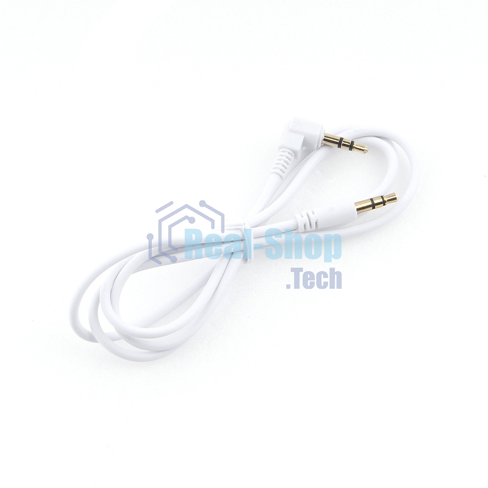 Кабель Cablexpert аудио 90˚ CCAB-01-35MML-1MW, 3.5 Jack (M)/3.5 Jack (M), белый, 1м, блистер