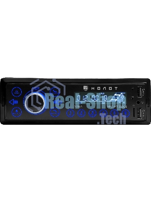 Автомагнитола Ural Молот АРС-МТ 333С, 1 DIN, Bluetooth, USB Type-A, AUX