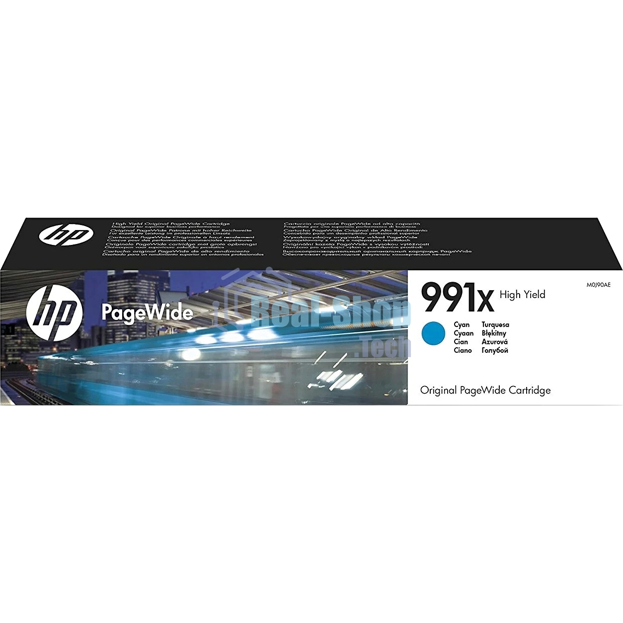 Картридж струйный HP 991X голубой PageWide Cartridge