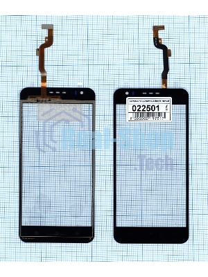 Сенсорное стекло (тачскрин) для HTC Desire 10 Lifestyle, черное