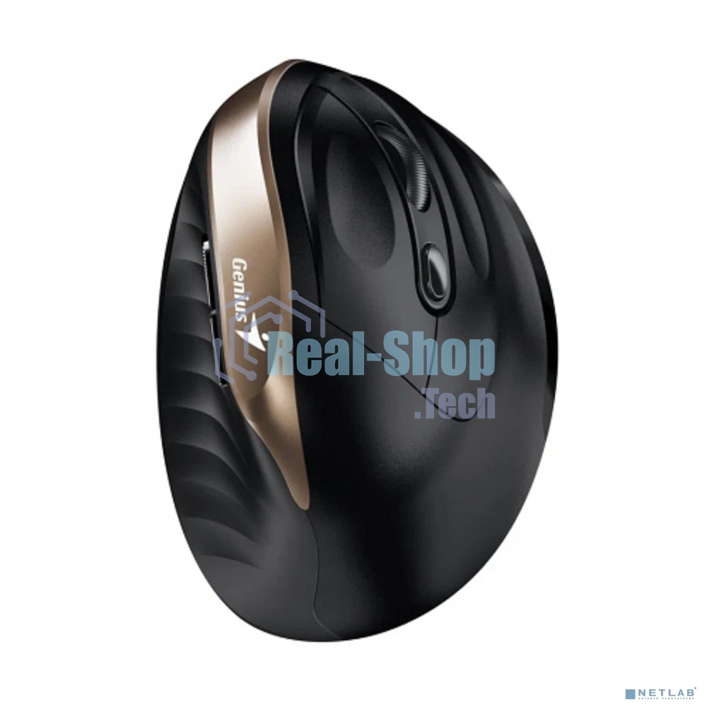 Мышь беспроводная Genius Ergo 8250S черный, 1600 dpi, радиоканал, USB, кнопки - 6