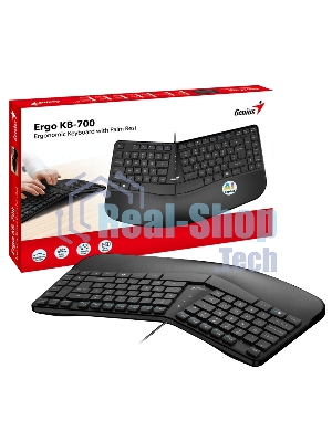 Клавиатура проводная Genius Ergo KB-700, черный, USB, 104 клавиши 31310053402