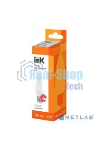 Лампа светодиодная ИЭК LLE-C35-7-230-30-E27 ECO C35 свеча 7Вт 230В 3000К E27