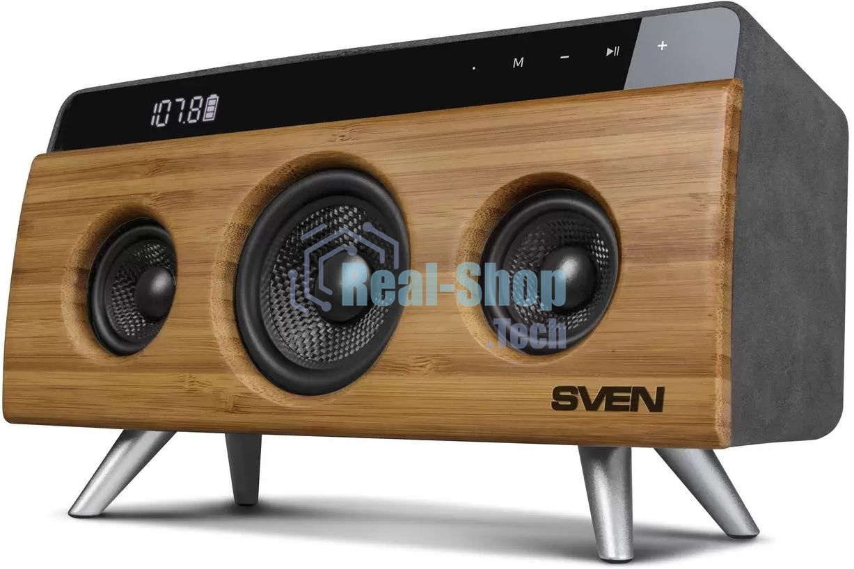 Портативная колонка Sven АС HA-930,30Вт, дерево