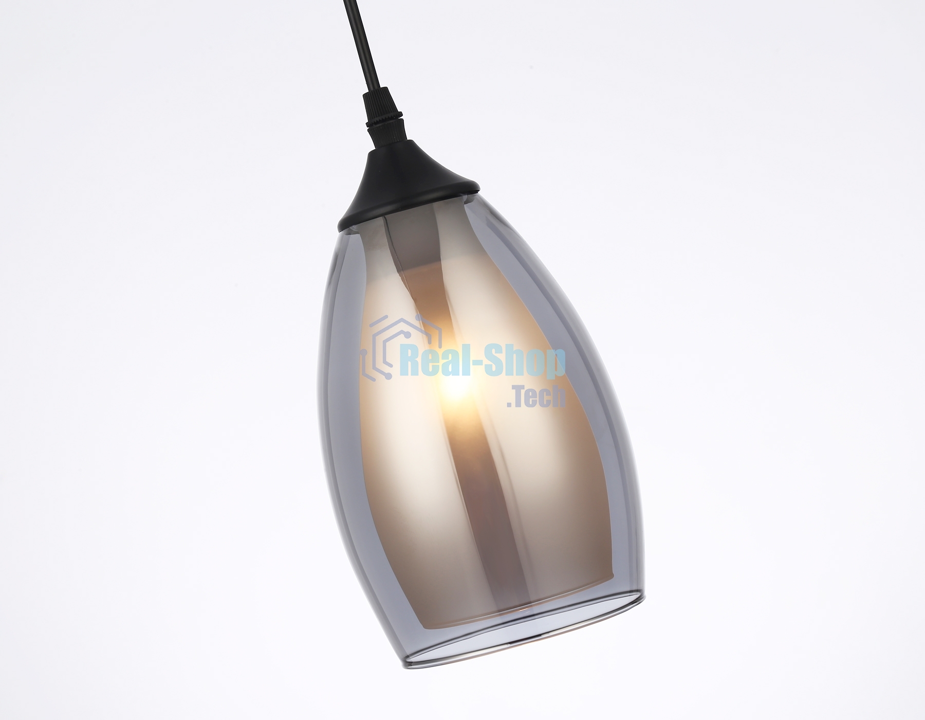 Светильник Ambrella light TR3535 BK/SM/FR черный/дымчатый/белый матовый E27 max 40W D120*800