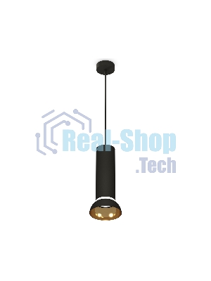 Светильник Ambrella Light XP8192101 SBK/PYG/CL черный песок/золото желтое полированное/прозрачный GX53 (A2333, C8192, N8145)