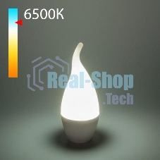 BLE1433/ Светодиодная лампа Свеча на ветру СDW LED D 8W 6500K E14