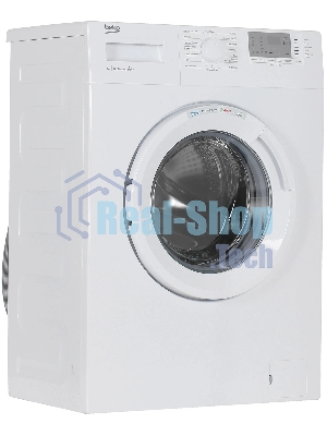 Стиральная машина Beko WRE6512BWW белый, загрузка фронтальная 6 кг, 1000 об/мин., класс: А