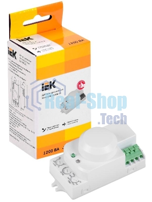 Детектор движения ДД-МВ 201 1200Вт 360град. 8М IP20 бел. IEK LDD11-201MB-1200-001