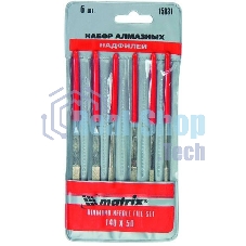 Набор надфилей Matrix алмазных 140х50х3 6шт