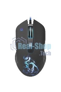 Мышь проводная Defender Sky Dragon GM-090L черный, 3200 dpi, USB, кнопки - 6