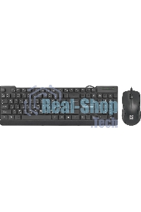 Комплект клавиатура + мышка Defender YORK C-777 RU