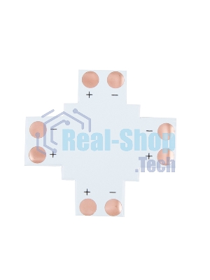 Плата соединительная (X) для одноцветных светодиодных лент шириной 10 мм LAMPER